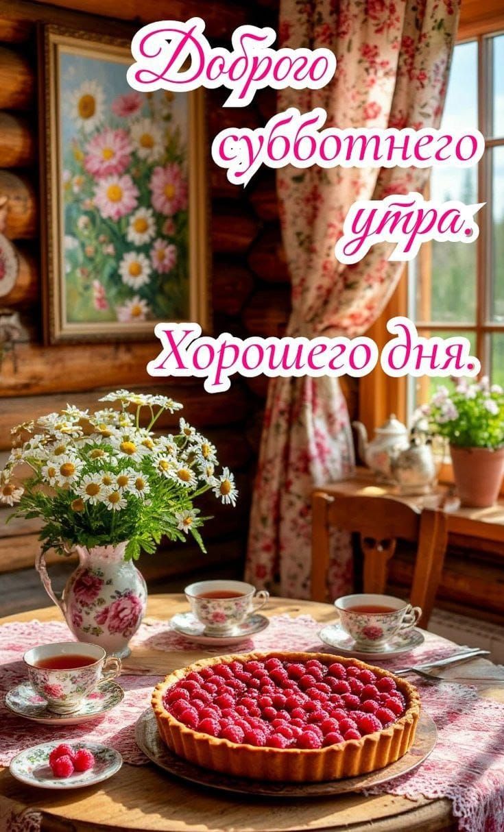 Доброе субботнего утра. Хорошего дня.