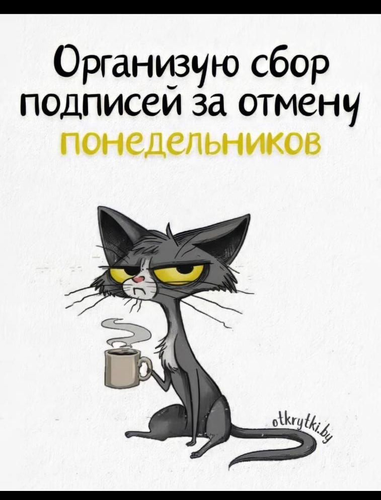 Организую сбор подписей за отмену понедельников