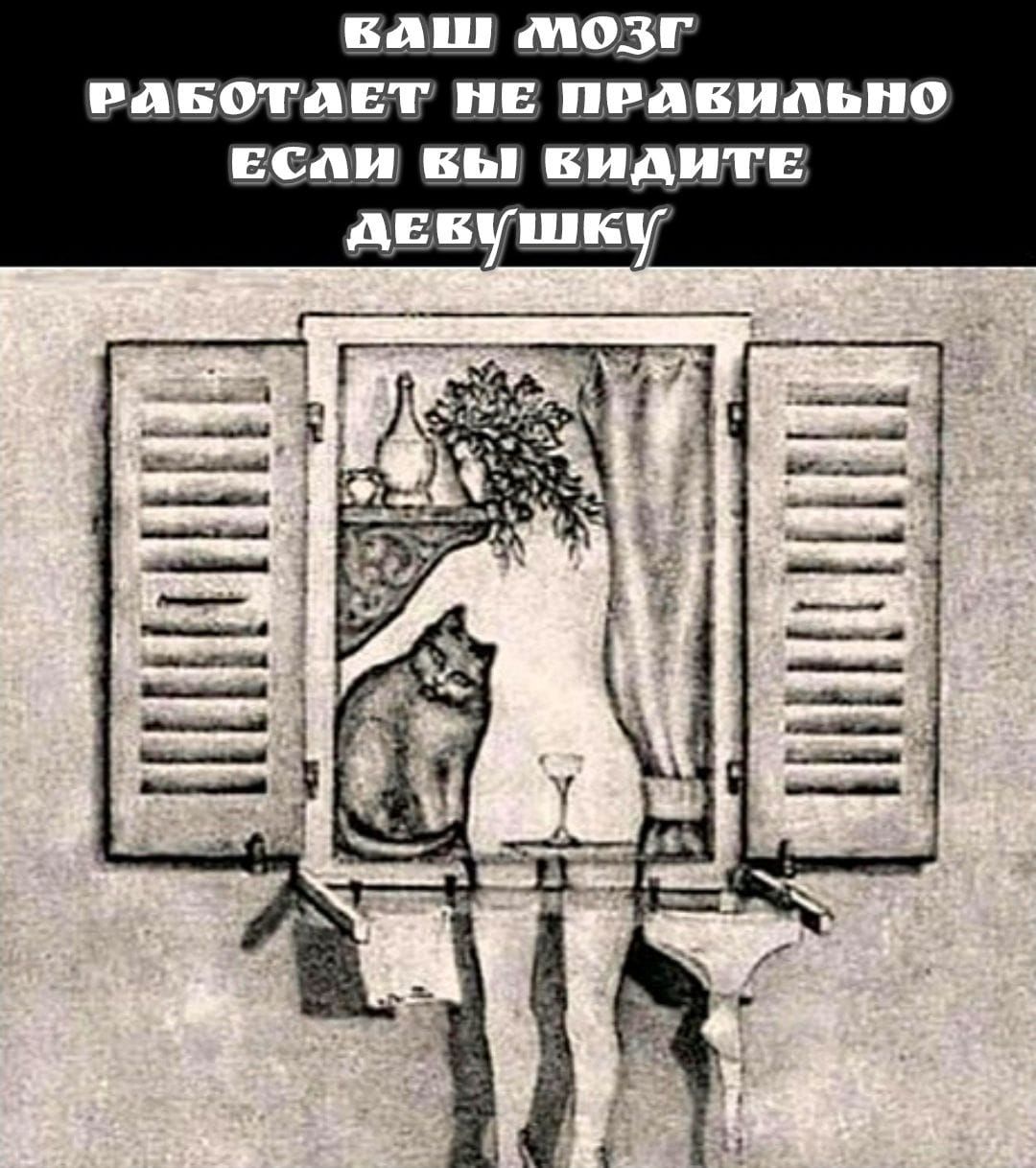 ВАШ МОЗГ РАБОТАЕТ НЕ ПРАВИЛЬНО ЕСЛИ ВЫ ВИДИТЕ ДЕВУШКУ