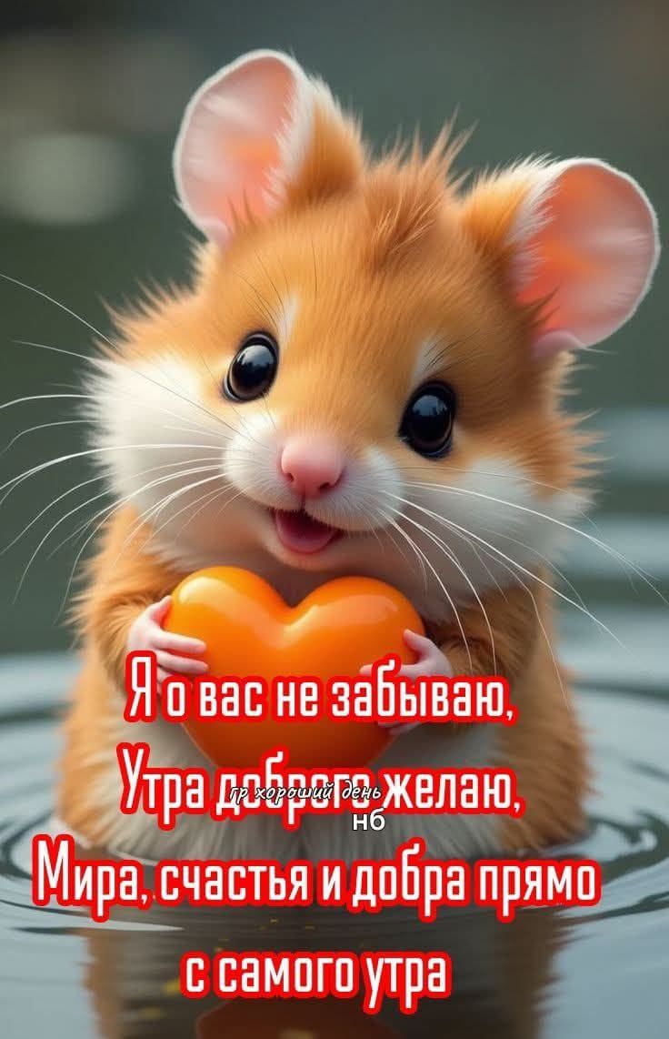 Я о вас не забываю, Утро доброе желаю, мира, счастья и добра прямо с самого утра