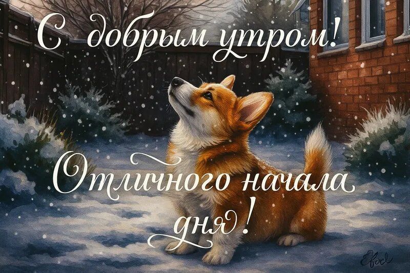 С добрым утром! Отличного начала дня!