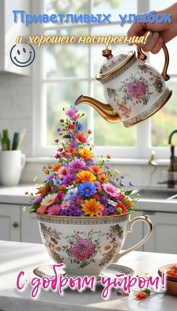 Приветливых улыбок и хорошего настроения! С добрым утром!