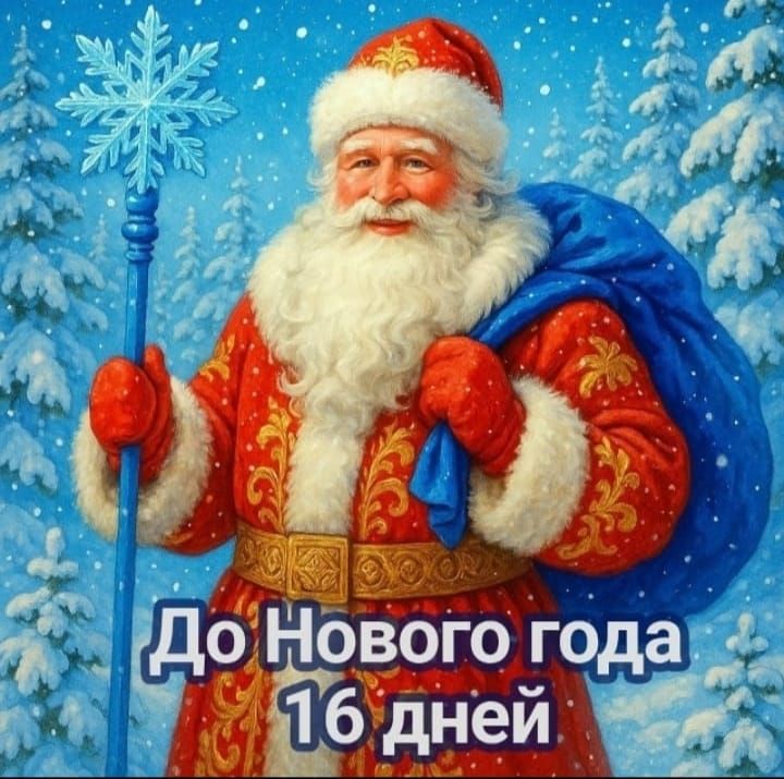 До Нового года 16 дней