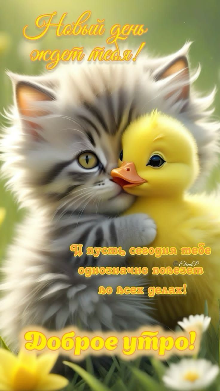 Новый день идёт к тебе! Доброе утро!