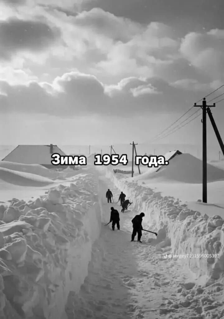 Зима 1954 года.
