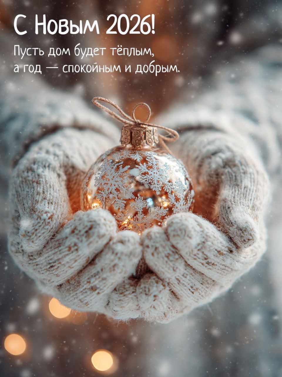 С Новым 2026! Пусть дом будет тёплым, а год — спокойным и добрым.