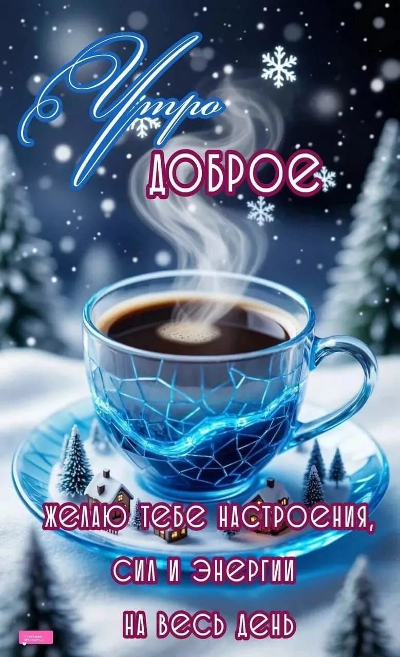 Утро доброе
желаю тебе настроения, сил и энергии на весь день