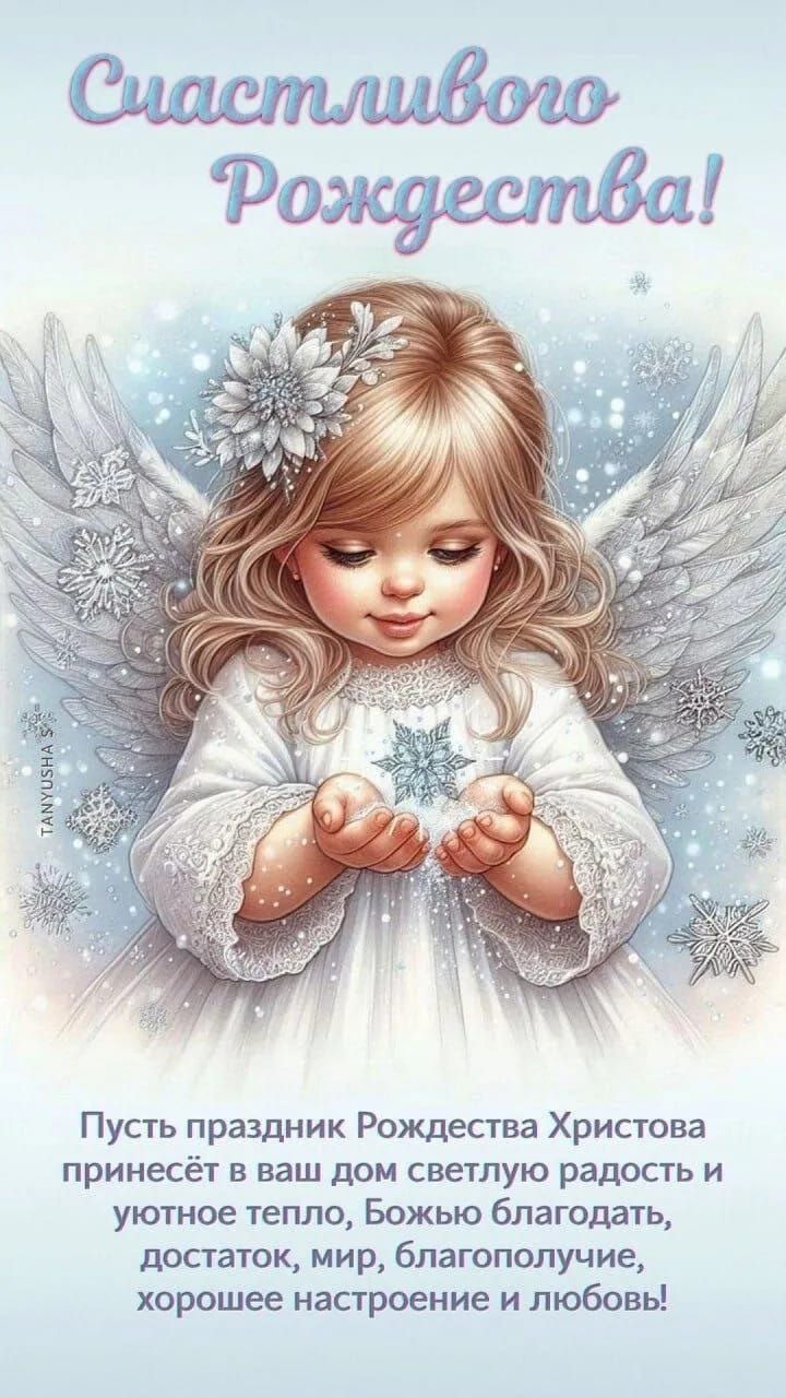 Счастливого Рождества!
Пусть праздник Рождества Христова принесёт в ваш дом светлую радость и уютное тепло, Божью благодарность, достаток, мир, благополучие, хорошее настроение и любовь!