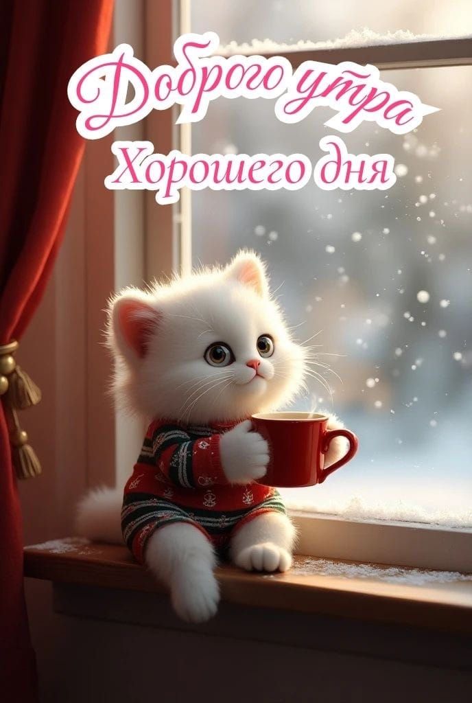 Доброе утро
Хорошего дня