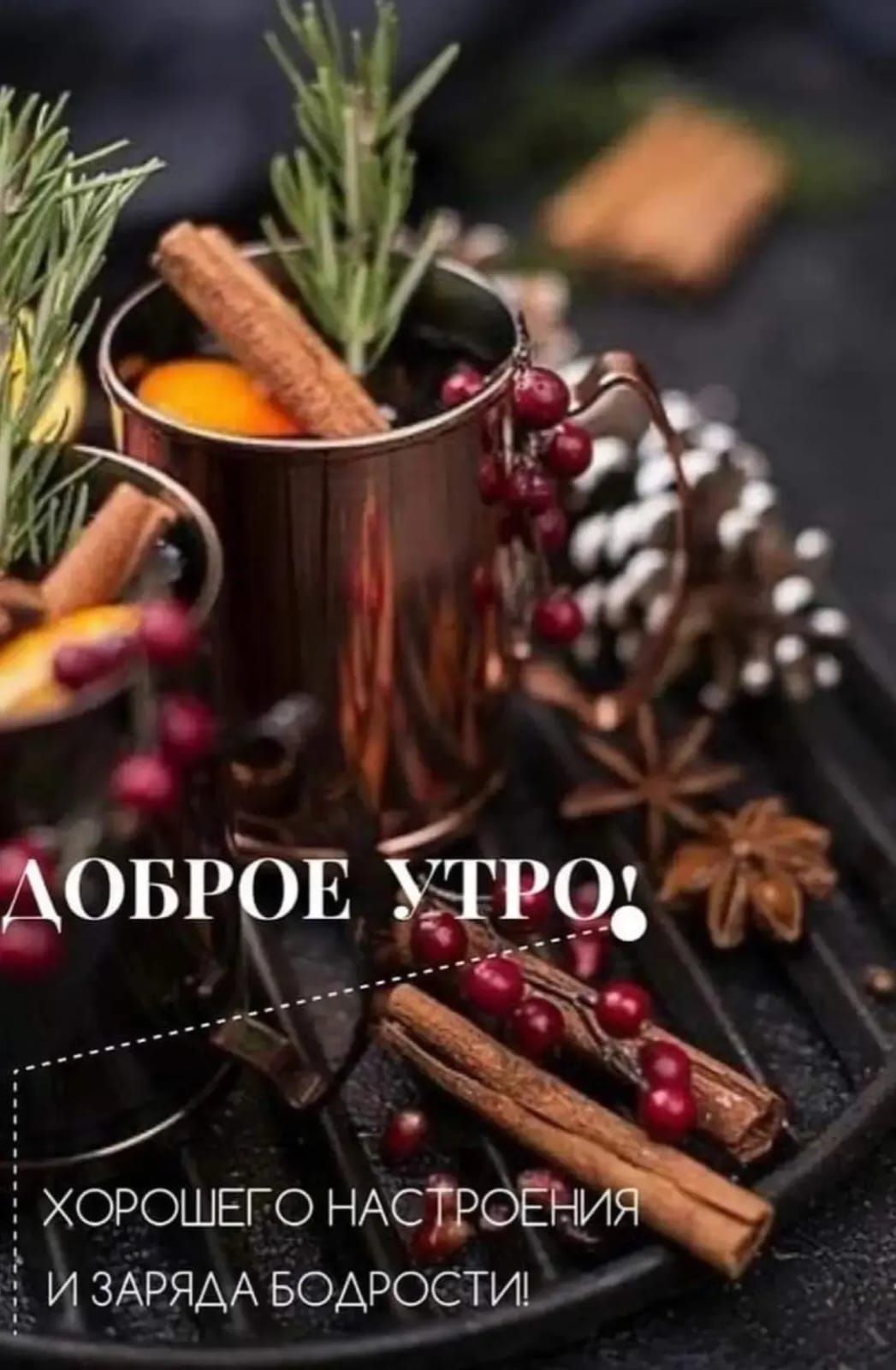 ДОБРОЕ УТРО! ХОРОШЕГО НАСТРОЕНИЯ И ЗАРЯДА БОДРОСТИ!
