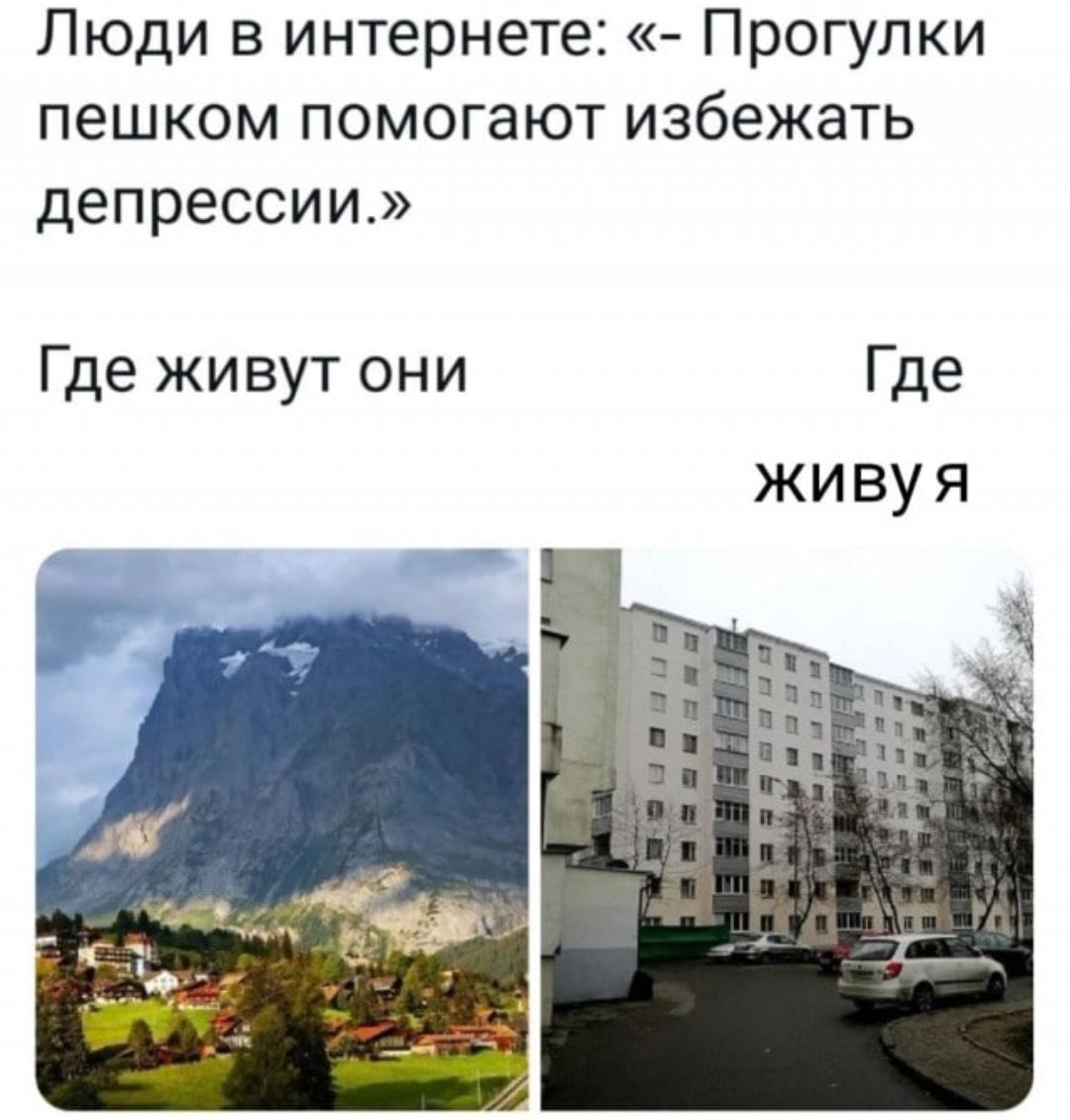 Люди в интернете Прогулки пешком помогают избежать депрессии Где живут они Где