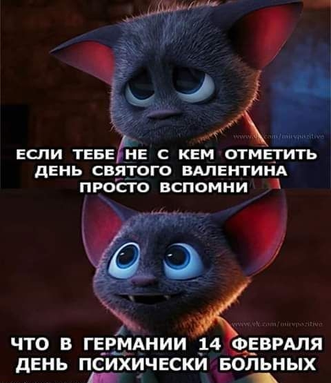 ш дЕНЬ СВЯТОГО ВАЛЕНТИНА ПРОСТО ВСПОМНИ ЧТО В ГЕРМАНИИ 14 ФЕВРАЛЯ дЕНЬ ПСИХИЧЕСКЙ БОЛЬНЫХ