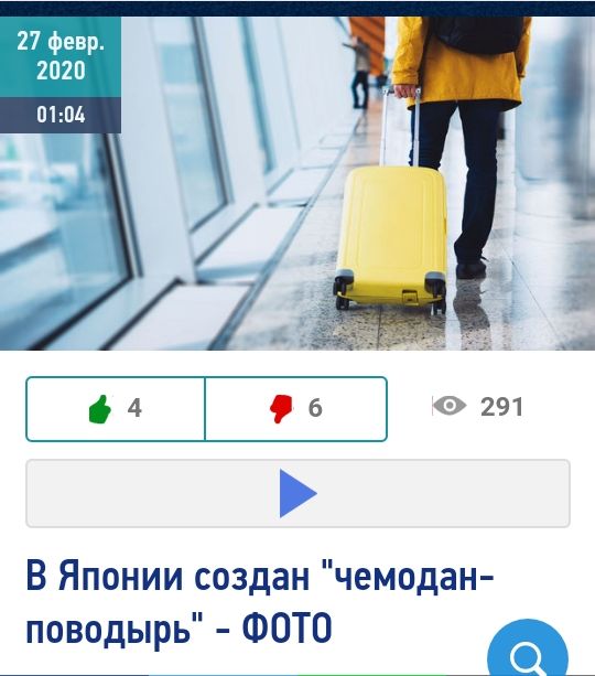 В Японии создан чемодан поводырь ФОТО