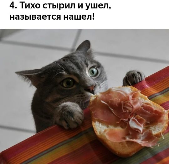 4 Тихо стырил и ушел называется нашел