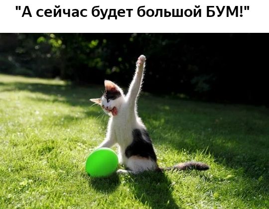 сейчас будет большой БУМ