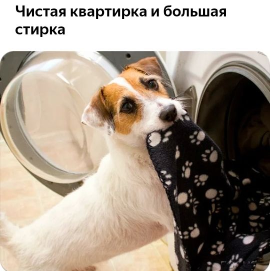 Чистая квартирка и большая стирка