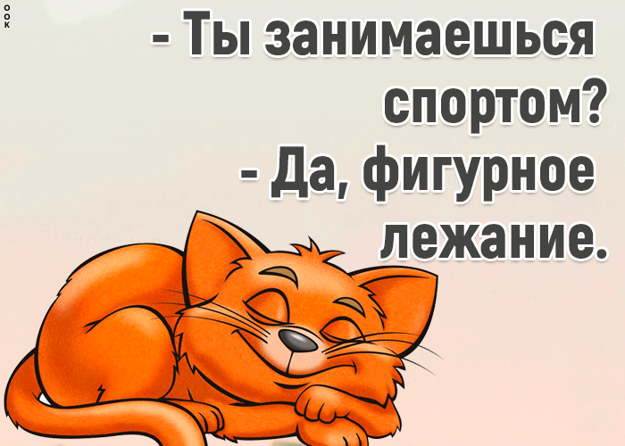 Ты занимаешься спортом да фигурное лежание