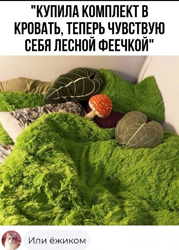 КУПИЛА КОМПЛЕКТ В КРОВАТЬ ТЕПЕ_РЬ ЧУВСТВУЮ СЕБЯ ЛЕСНПИ ФЕЕЧКОИ