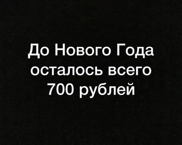 До Нового Года осталось всего 700 рублей