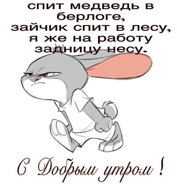 спит медведь в берлоге зайчик спит в лесу я же на работу