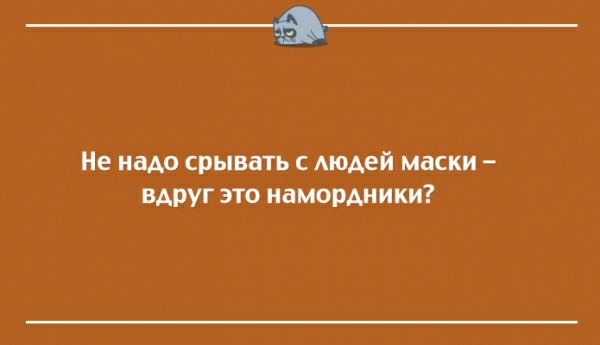 _в Не надо срывать с АюАей маски вдруг это намордники