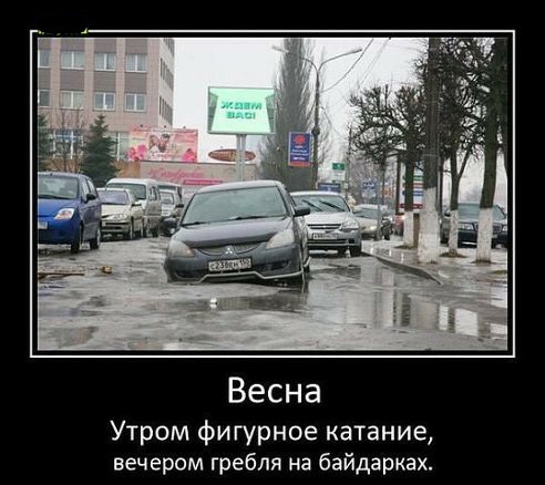 Весна Утром фигурное катание вечером гребля на байдарках