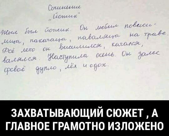 ЗАХВАТЫВАЮЩИЙ СЮЖЕТ А ГЛАВНОЕ ГРАМОТНО ИЗЛОЖЕНО