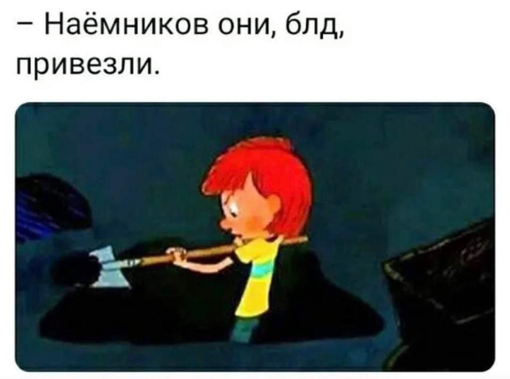 Наёмников они блд привезли