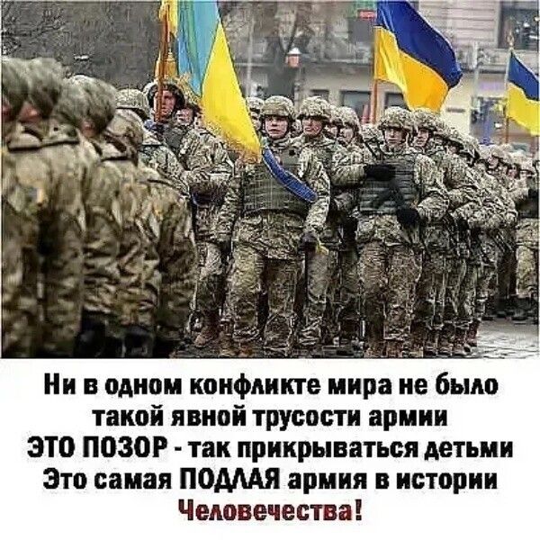 Ни в одном конфкикте мира не было такой явной трусости армии это ПОЗОР так прикрыватьоя детьми Это самая ПОМАЯ армия в истории Человечества