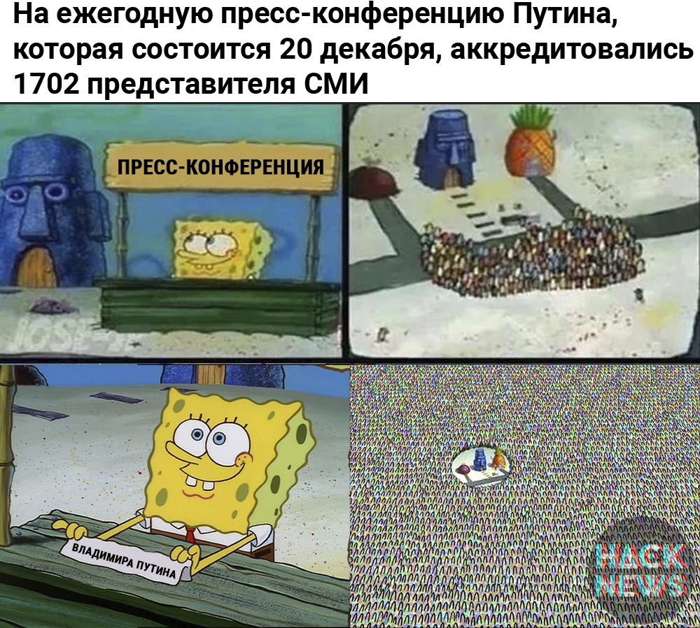 На ежегодную пресс конференцию Путина которая состоится 20 декабря 1702 представителя СМИ аккредито ВЗЛИСЬ ПРЕСС КОНФЕРЕНЦИЯ