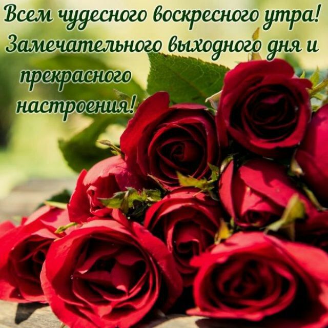 Ъсем чудесного боскресного утра