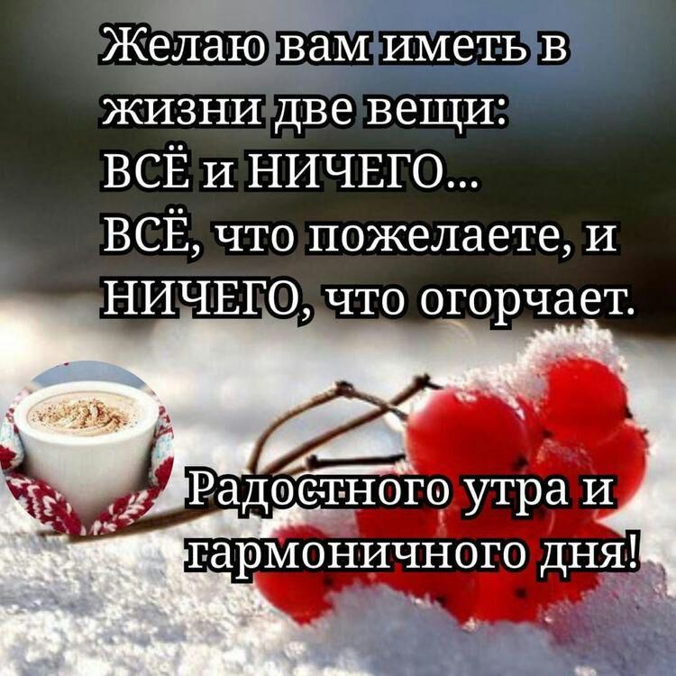 Желаю вамёэиметьвэа ЖИЗНИ ДЁзе вещи ВСЁ и НИЧЕГО ВСЁ что пожелаете И НИЧ ЕГО что огорчает