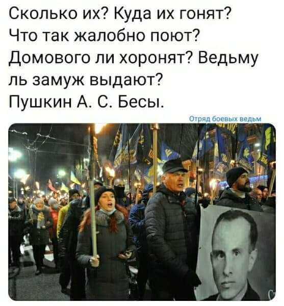 Сколько их Куда их гонят Что так жалобно поют Домового ли хоронят Ведьму ль замуж выдают Пушкин А С Бесы