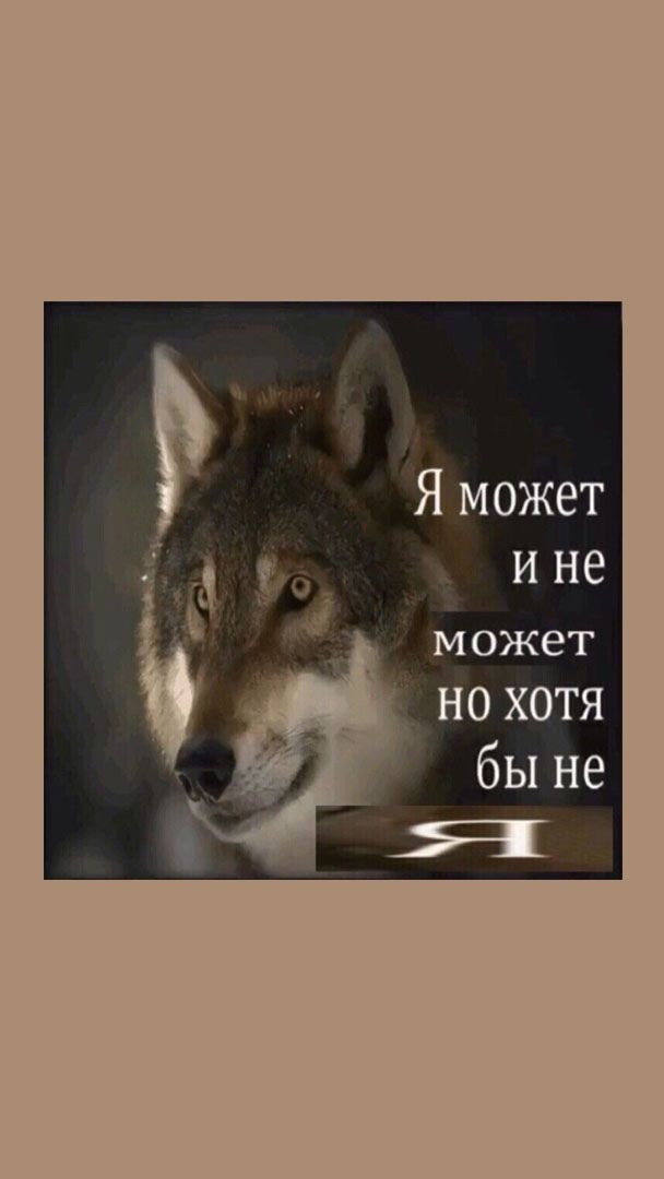 Я может и не может но хотя бы не Я