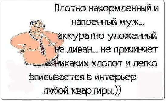 Плотно накормленный и напоенный муж ккуратно уложенный Диван не причиняет икаких хлопот и легко вписывается в интерьер любой кзартиры