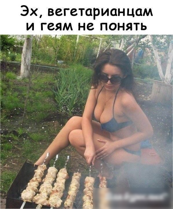 Эх вегетарианцем и геям не понять