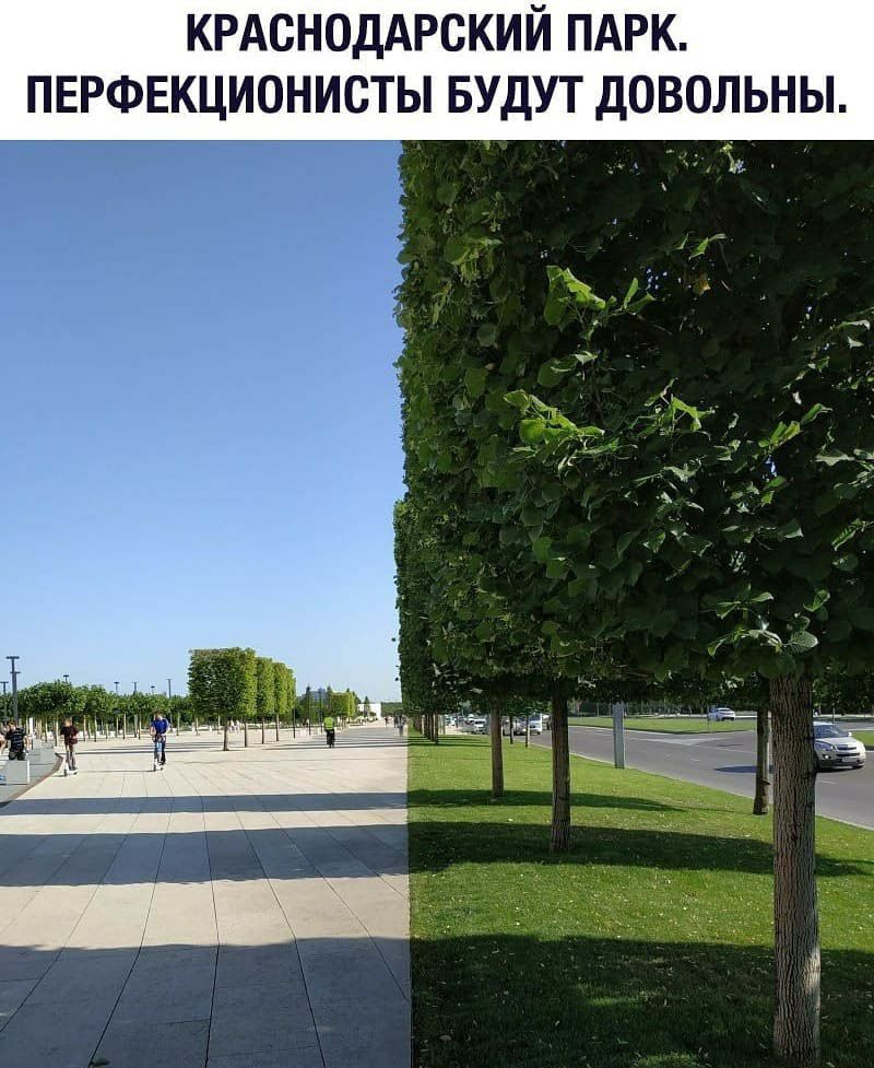 КРАСНОДАРСКИЙ ПАРК ПЕРФЕКЦИОНИСТЫ БУДУТ ДОВОЛЬНЫ