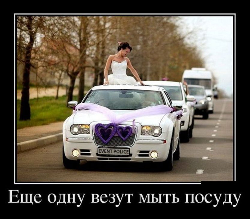 Еще одну везут мыть посуду