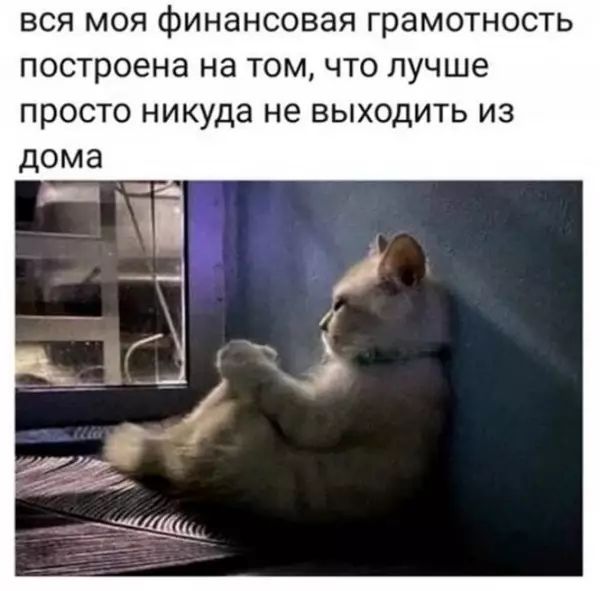 ВСЯ МОЯ финансовая грамотность построена НЭ ТОМ ЧТО лучше ПРОСТО никуда не ВЫХОДИТЬ ИЗ