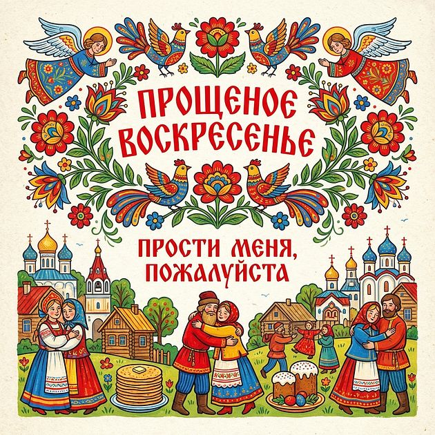 Прощеное воскресенье. Прости меня, пожалуйста.