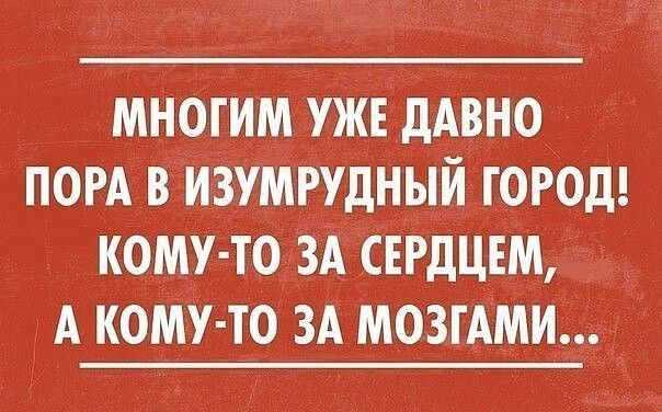 многим уже дАвно_ пом в изумгудный город кому т0 3А1сврдцвмі д А кому то ЗА мозгАЁмид_д
