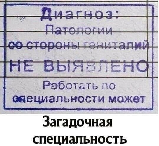 _ Работать по впециапьности мвжет Загадочная специальность