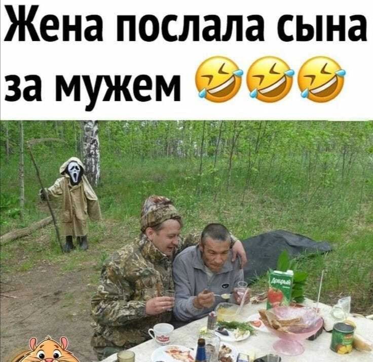 Жена послала сына