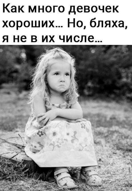 Как много девочек хороших Но бляха я не в их числе