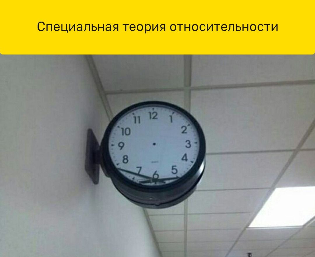специальная теория ОТНОСИТеЛЬНОСТИ