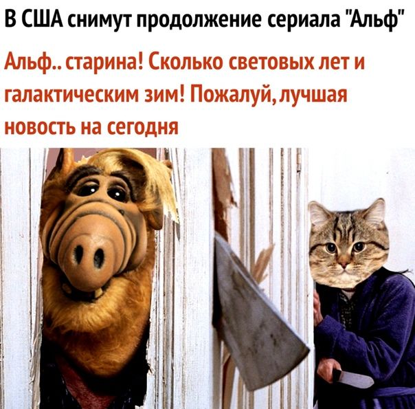 В США снимут продолжение сериала Альф