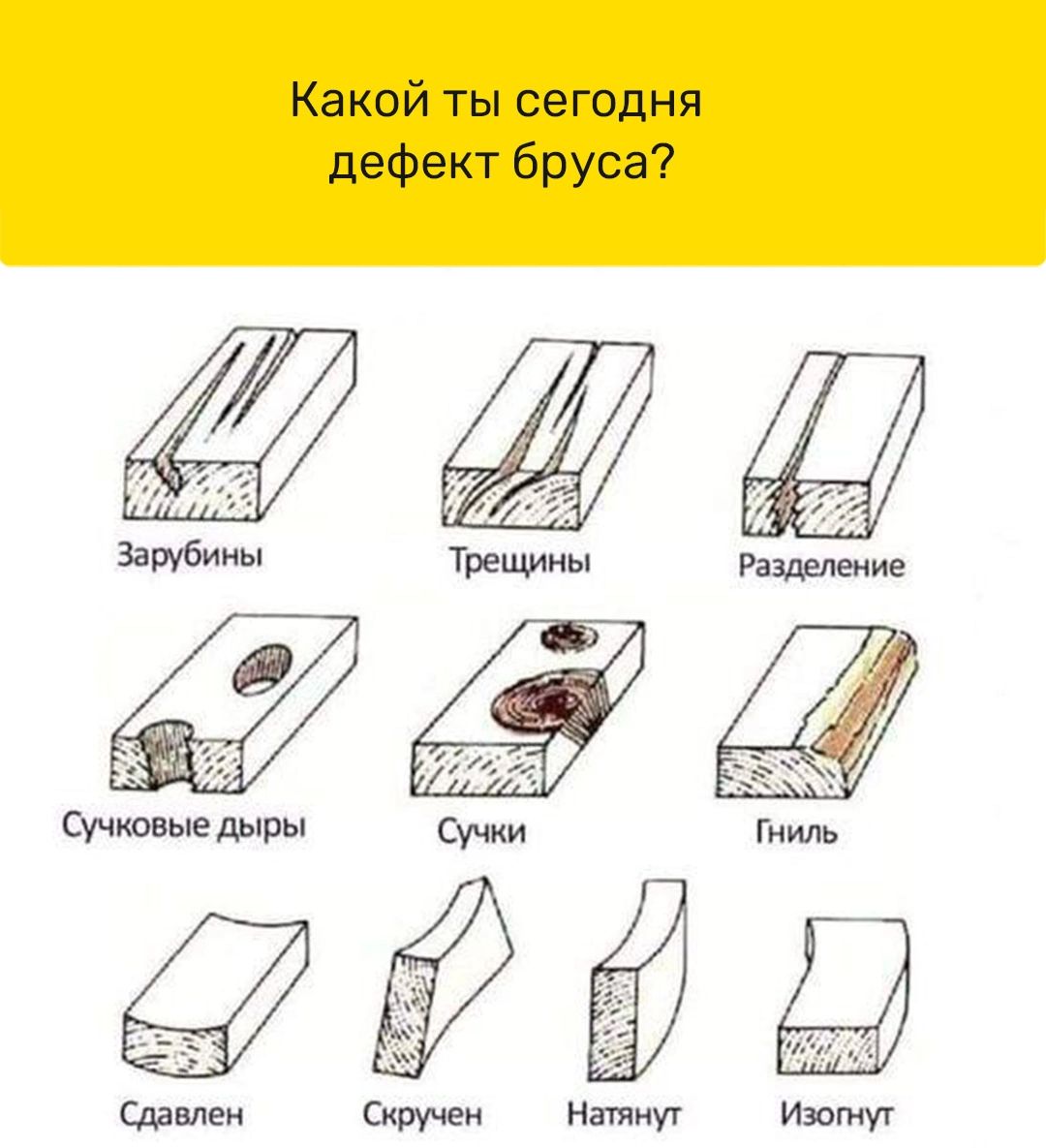 Какой ты сегодня дефект бруса 7 51 Сучшые швы іі сдан ви наши ии