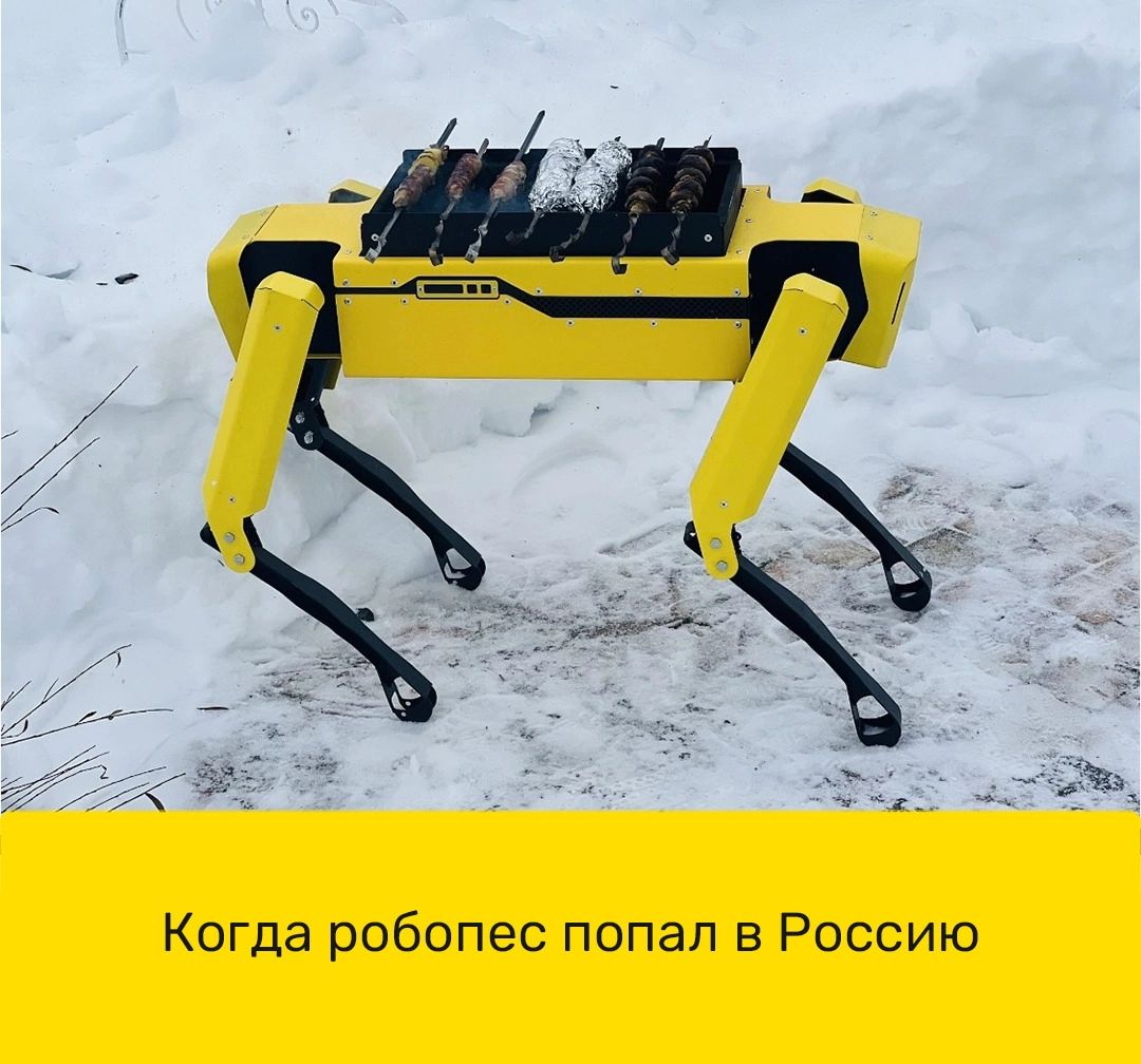 Когда робопес попал в Россию