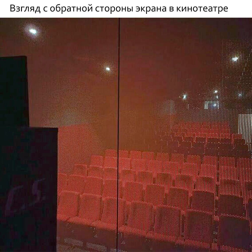 Взгляд с обратно старины экрана в Уинатеатре