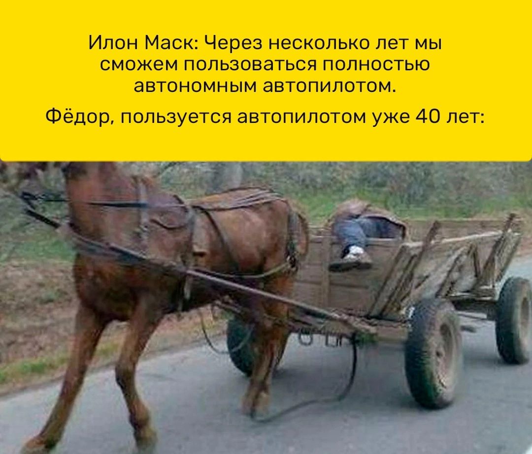 Ипон Маси Через несколько лет мы сможем пользоваться полностью автономным автопилвтом Федор пользуется автопилотом уже 40 лет